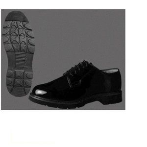 Ridge 7001 Mens Uniform Blackhawk Oxford-Lite High-Gloss Tactical Shoe 7.5 M